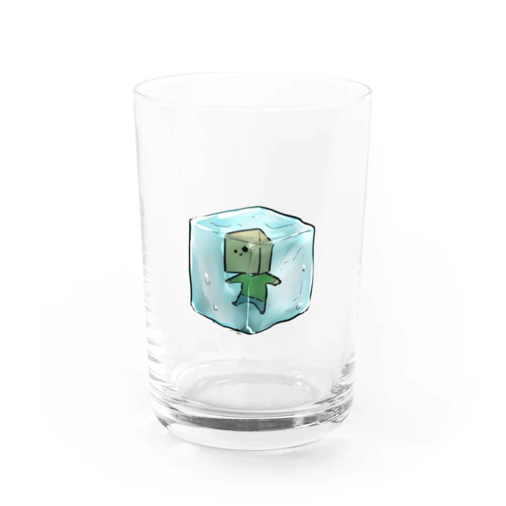カミブクロのショップのカミブクロ凍結＆解凍記念グッズ グラス前面