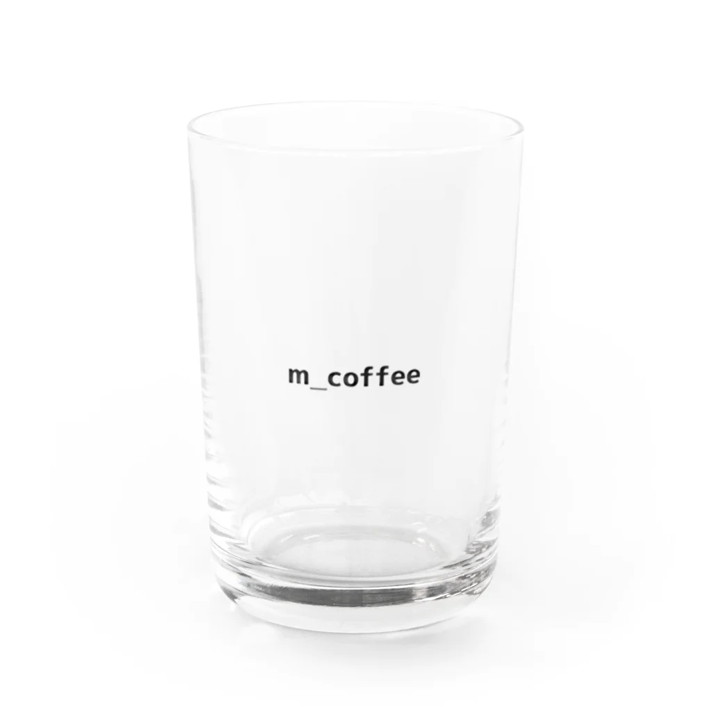 m_coffeeのm_coffee オリジナル 물유리前面