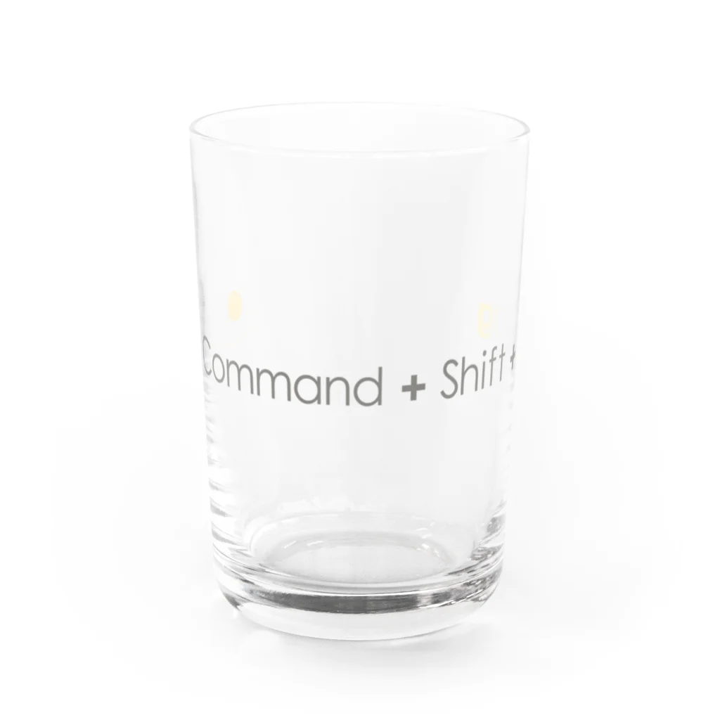 command-shift-eggのコマンドシフトエッグ_2 Water Glass :front