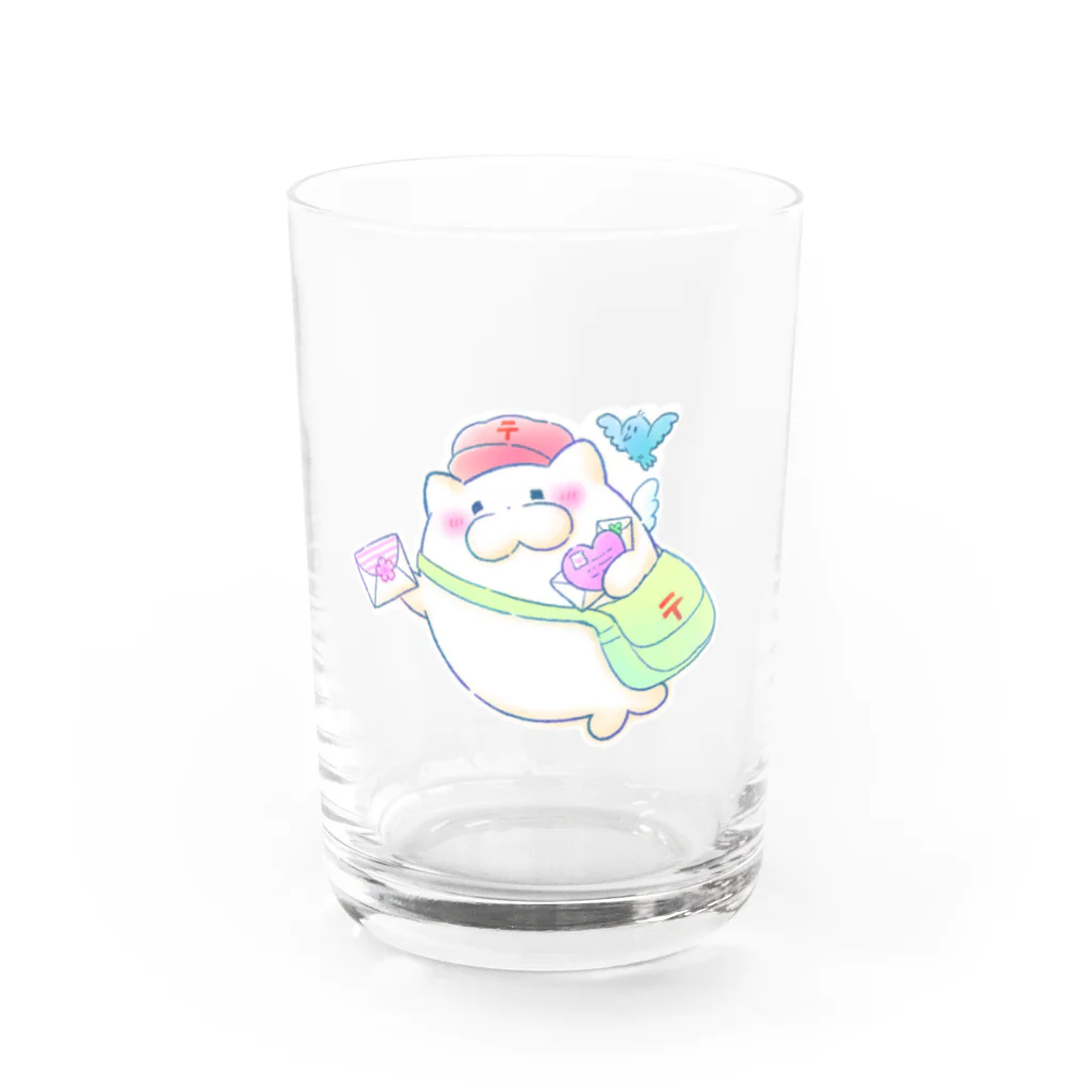 ぶらたん!!storeのしあわせ郵便屋ぶらたん💌 Water Glass :front