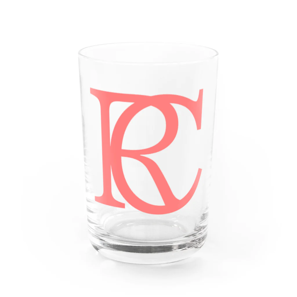 roze_einsのチャンネルロゴ入り Water Glass :front