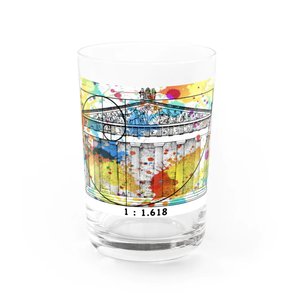 ハルティン<designed by an architect>のART×名建築 パルテノン神殿 Water Glass :front