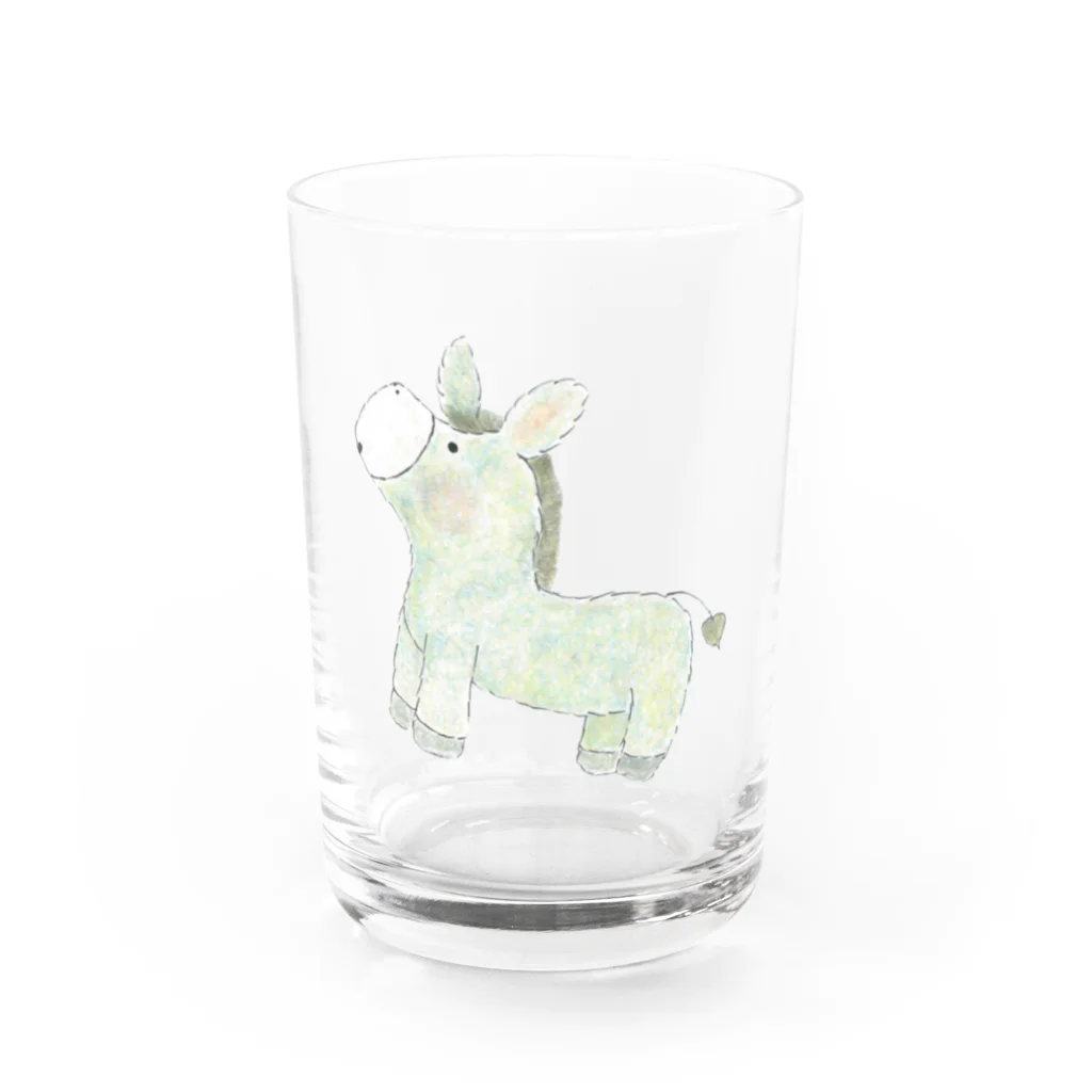 akiのろばの子 Water Glass :front