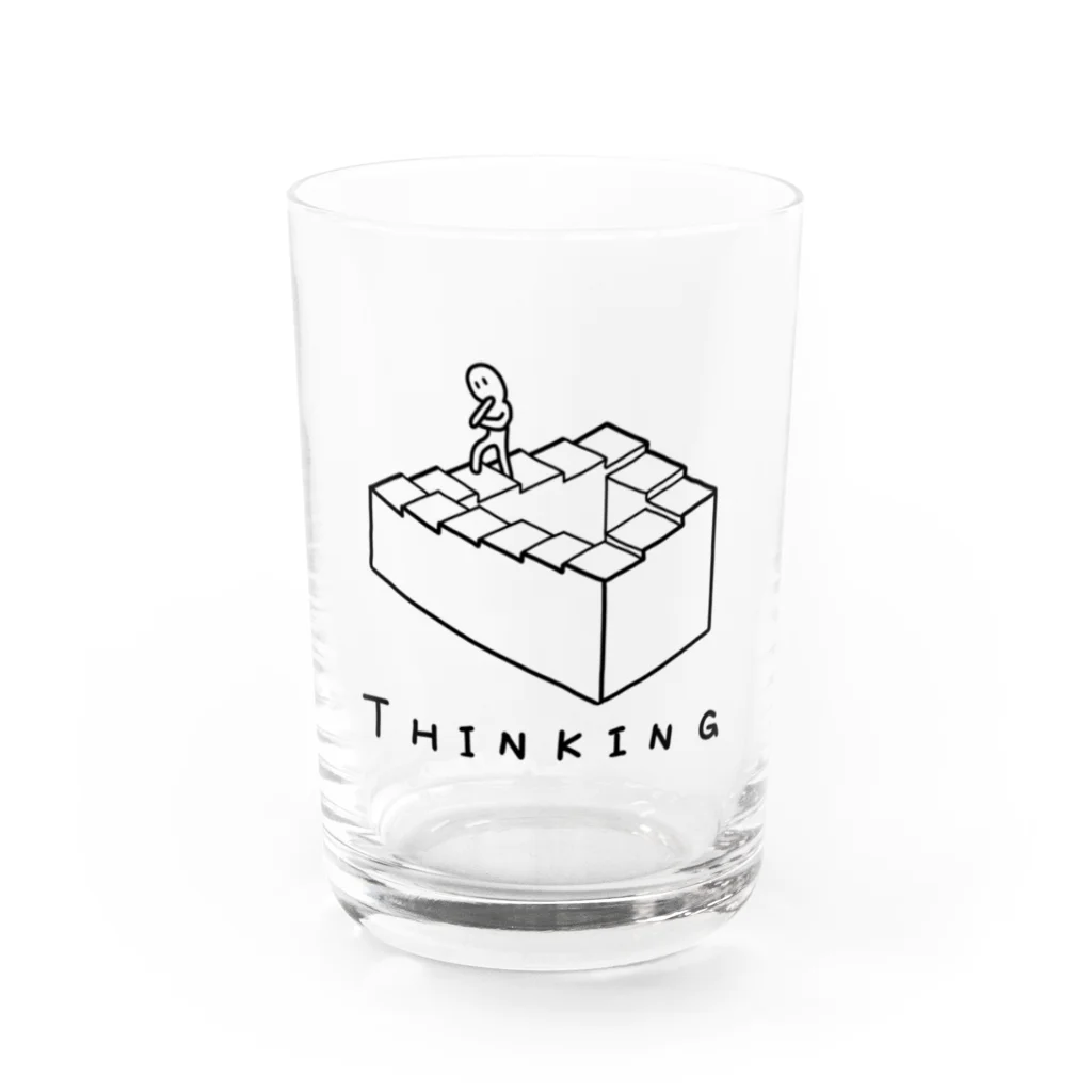 leMOON自由工房のTHINKING Water Glass :front