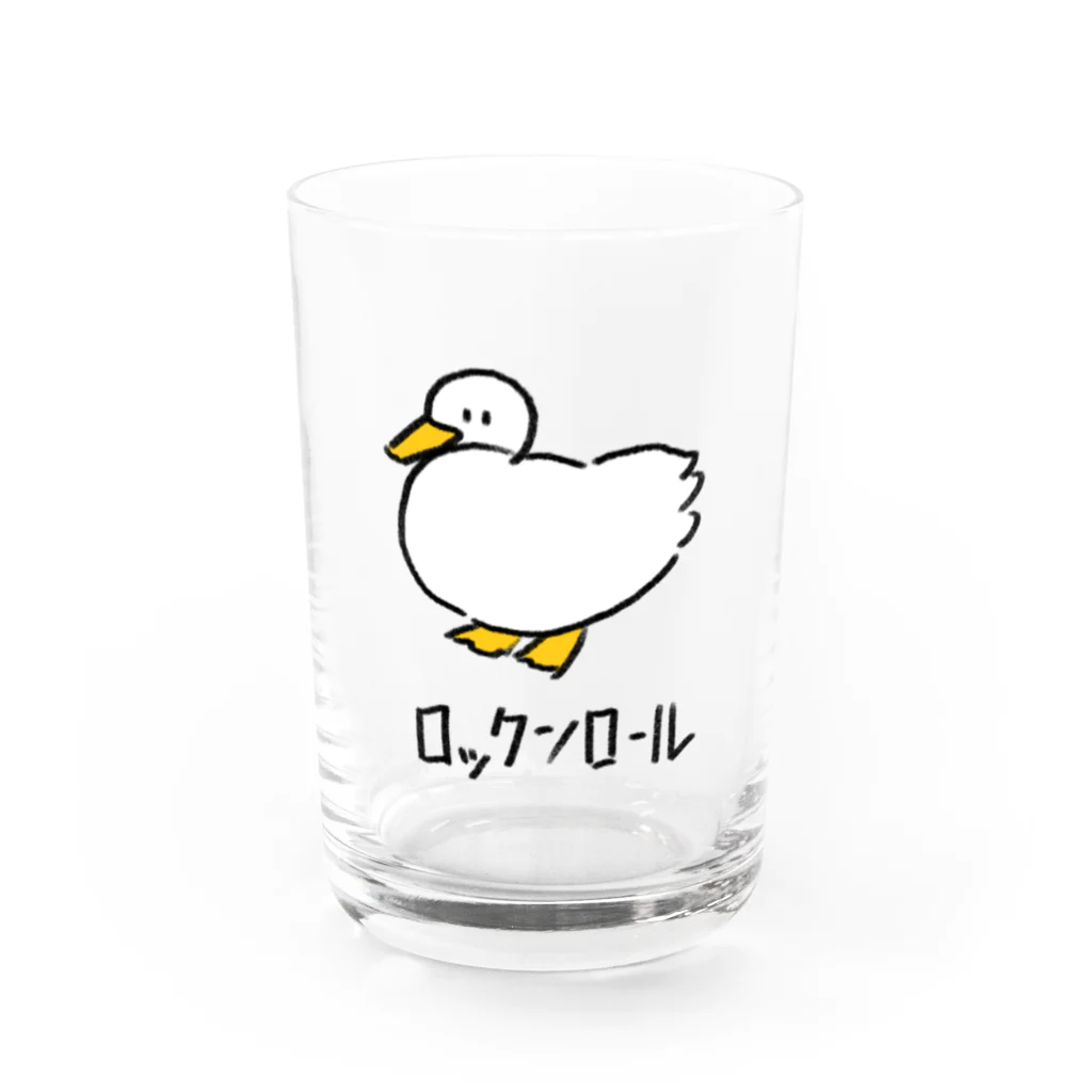 みぞぐちともやのあひるロック Water Glass :front