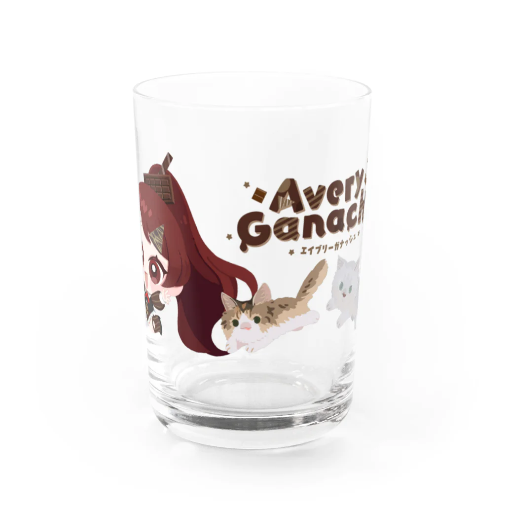 深夜のチョコレート工場のグラス Water Glass :front