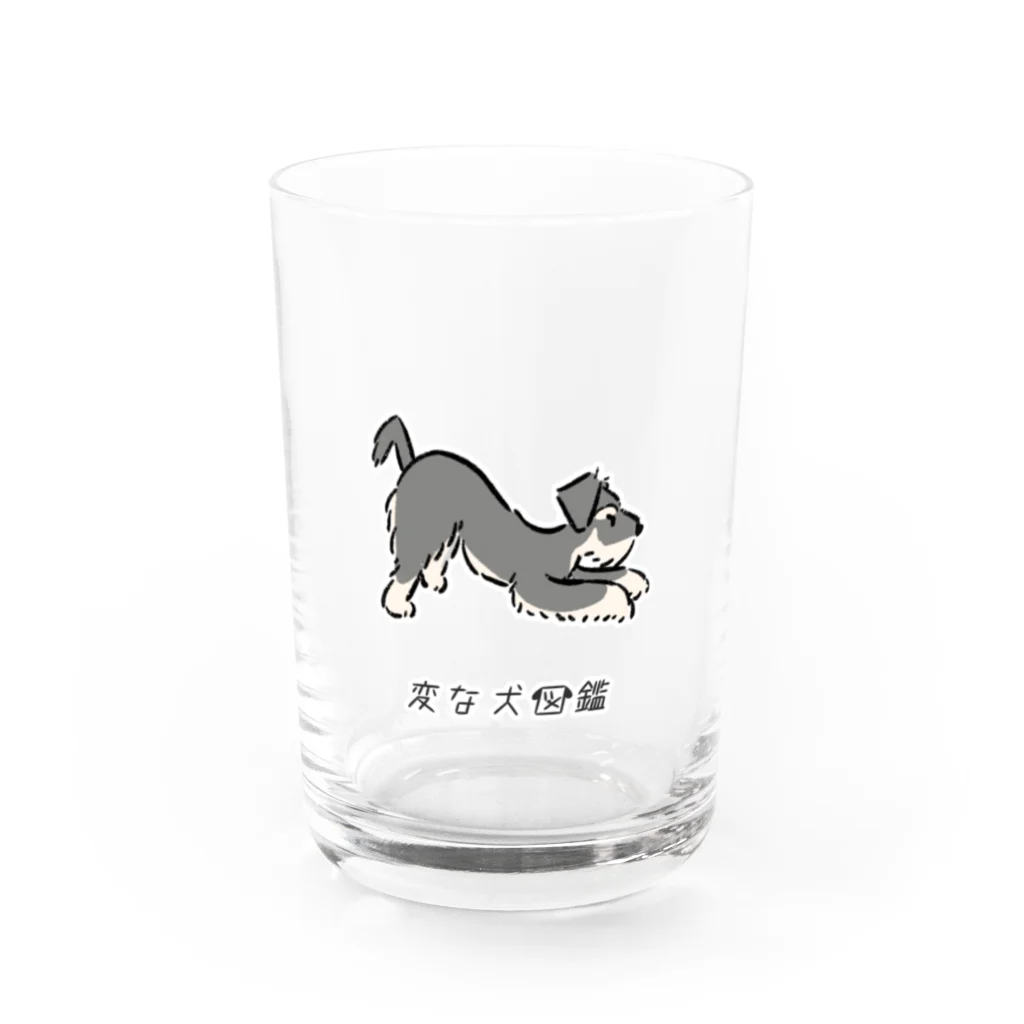 いぬころ｜変な犬図鑑のNo.229 カガミーヌ[2]｜変な犬図鑑 グラス前面