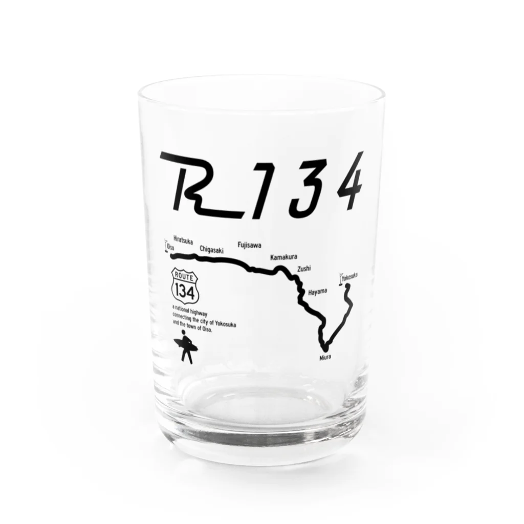 boldandnewのR134_No.006_01_bk Water Glass :front