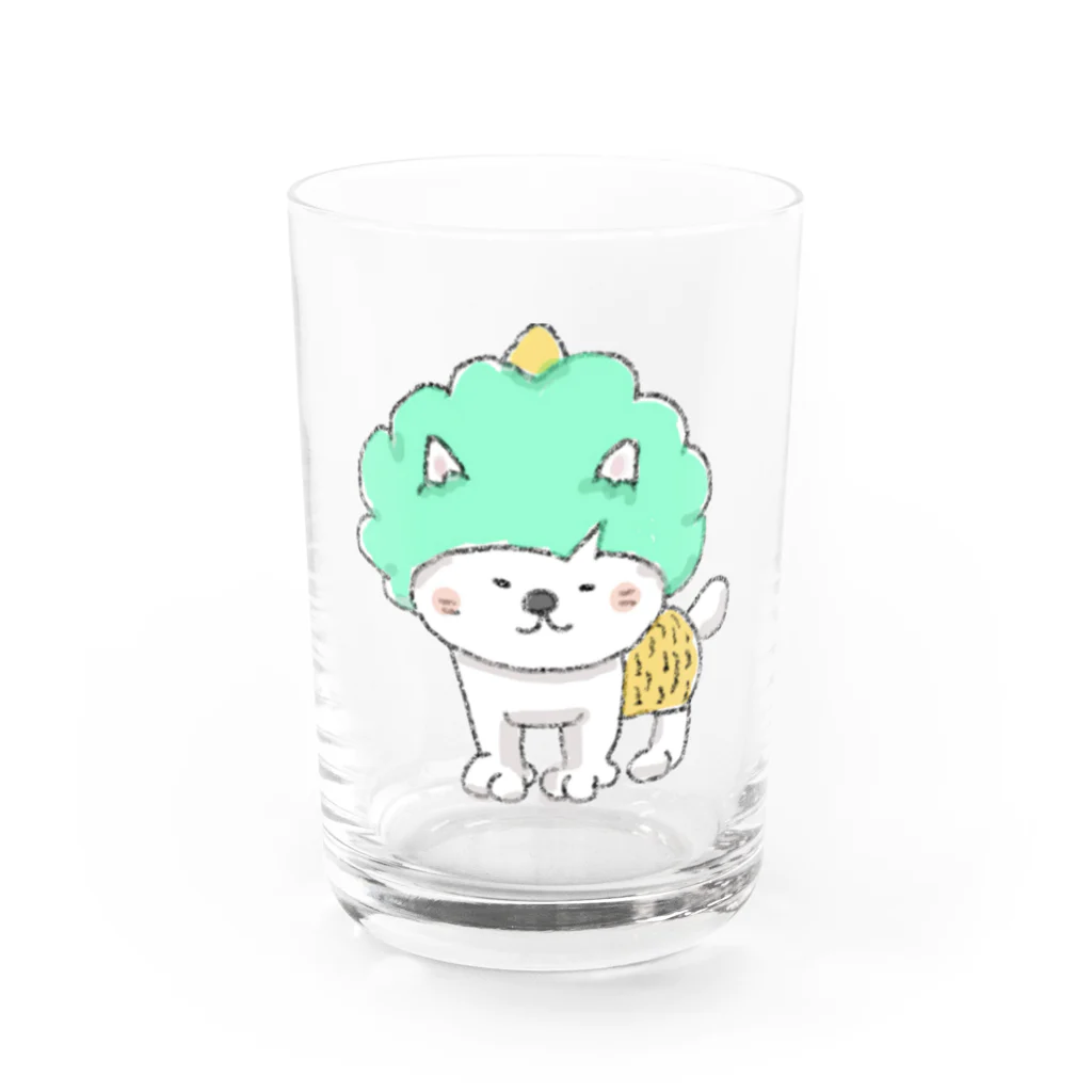 N.W.PIENIのもくもく頭の鬼猫さん Water Glass :front