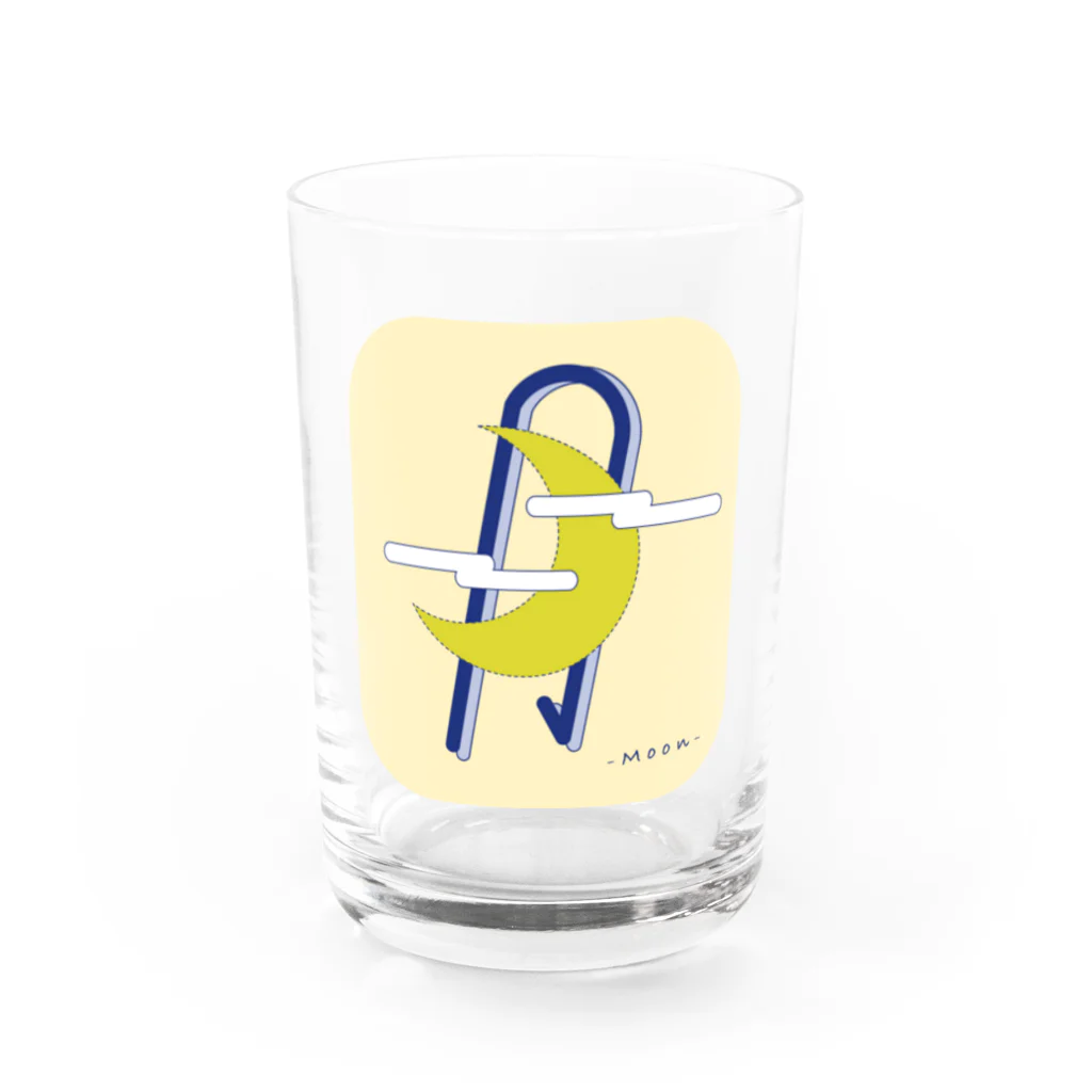 𝘮𝘰𝘰𝘯のつきグラス Water Glass :front