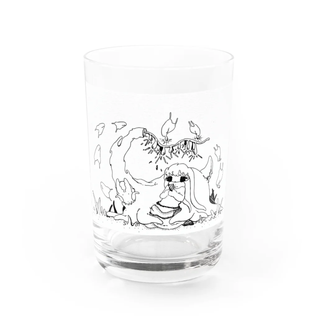 挽肉の世の恩恵 Water Glass :front