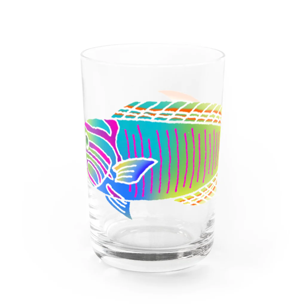 栗坊屋のヤマブキベラ Water Glass :front