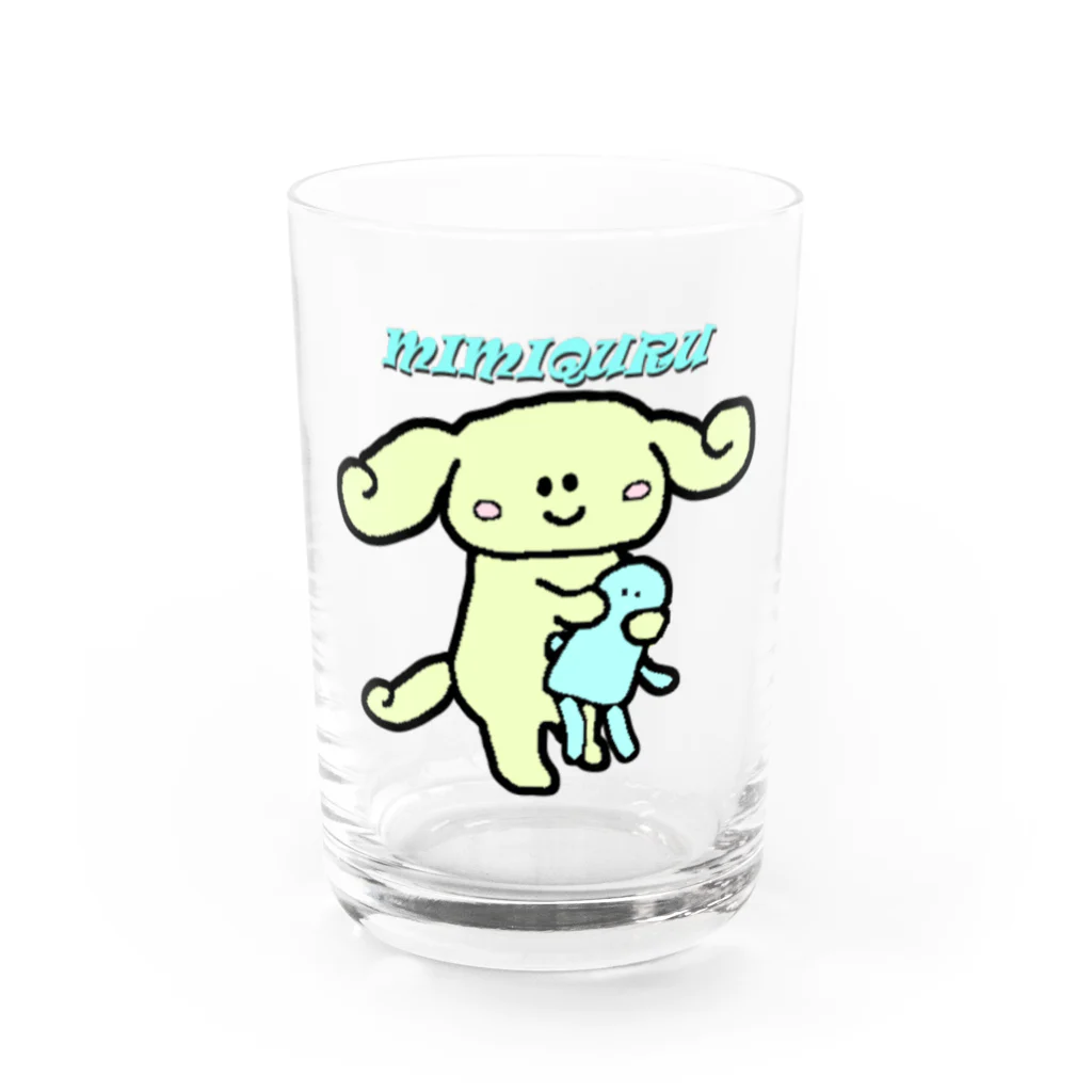  #satisfyingのMIMIQURU ミミキュル Water Glass :front