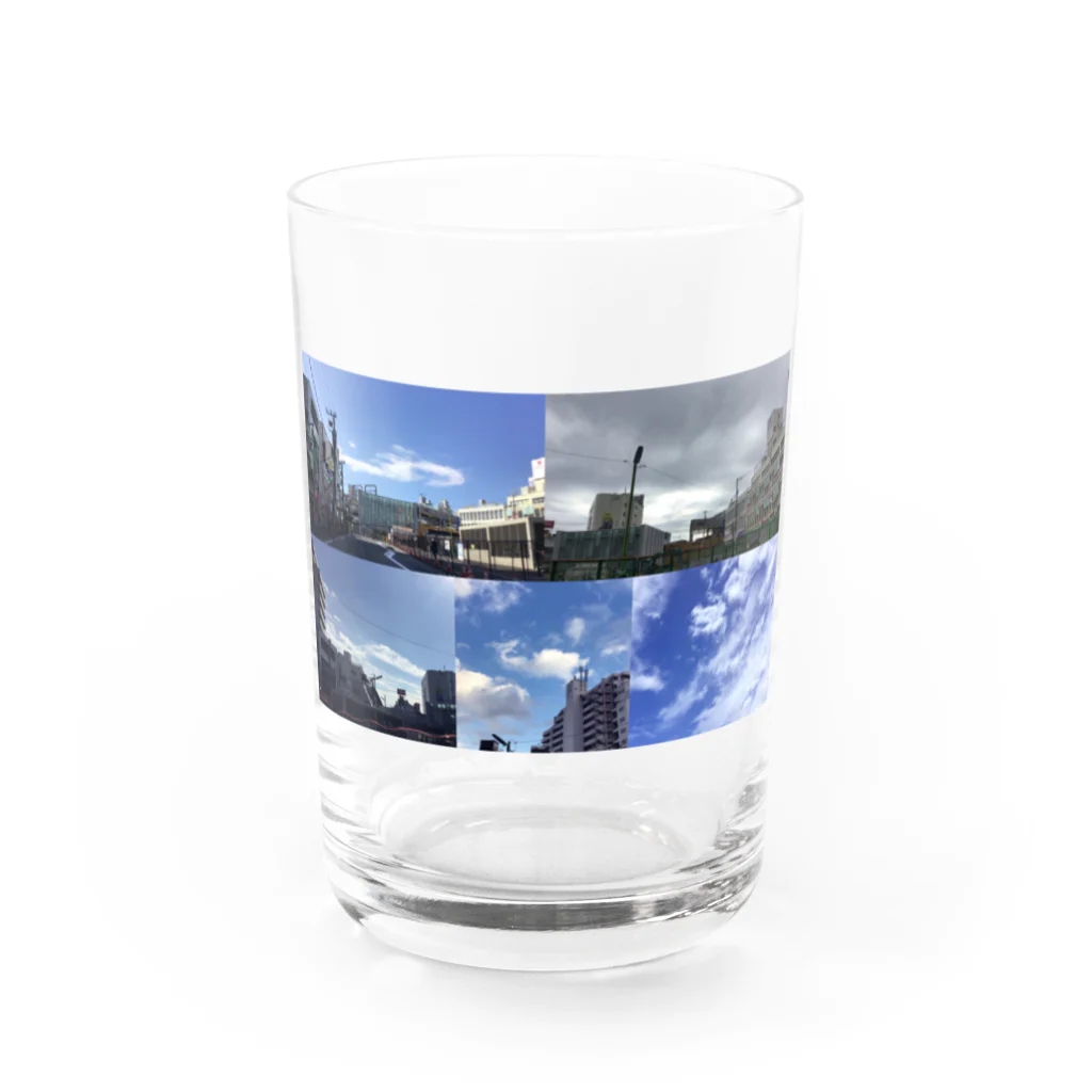 下北龍雲堂の【🐉開運🐉】下北五大龍雲グッズ（ロゴなし） Water Glass :front