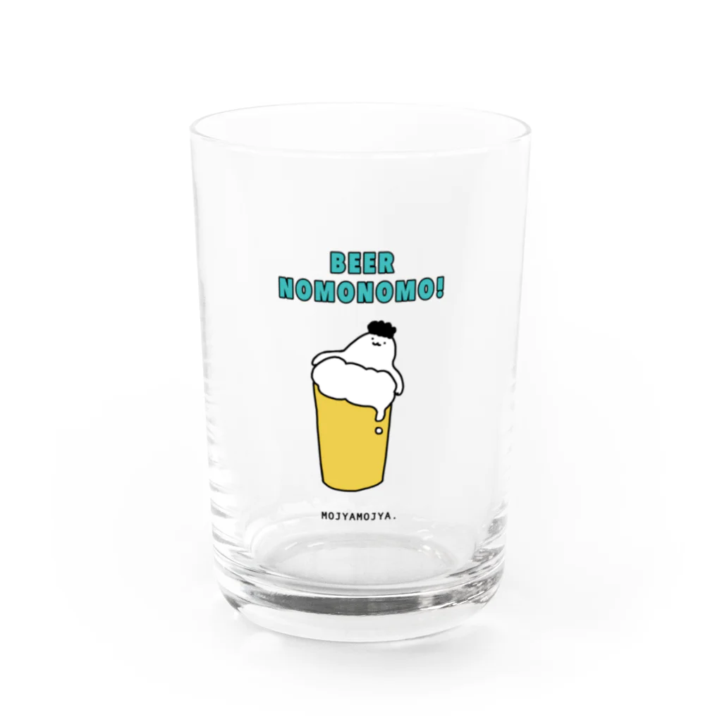 mojya_mojyaのもじゃすけグラス（BEER）240ml Water Glass :front