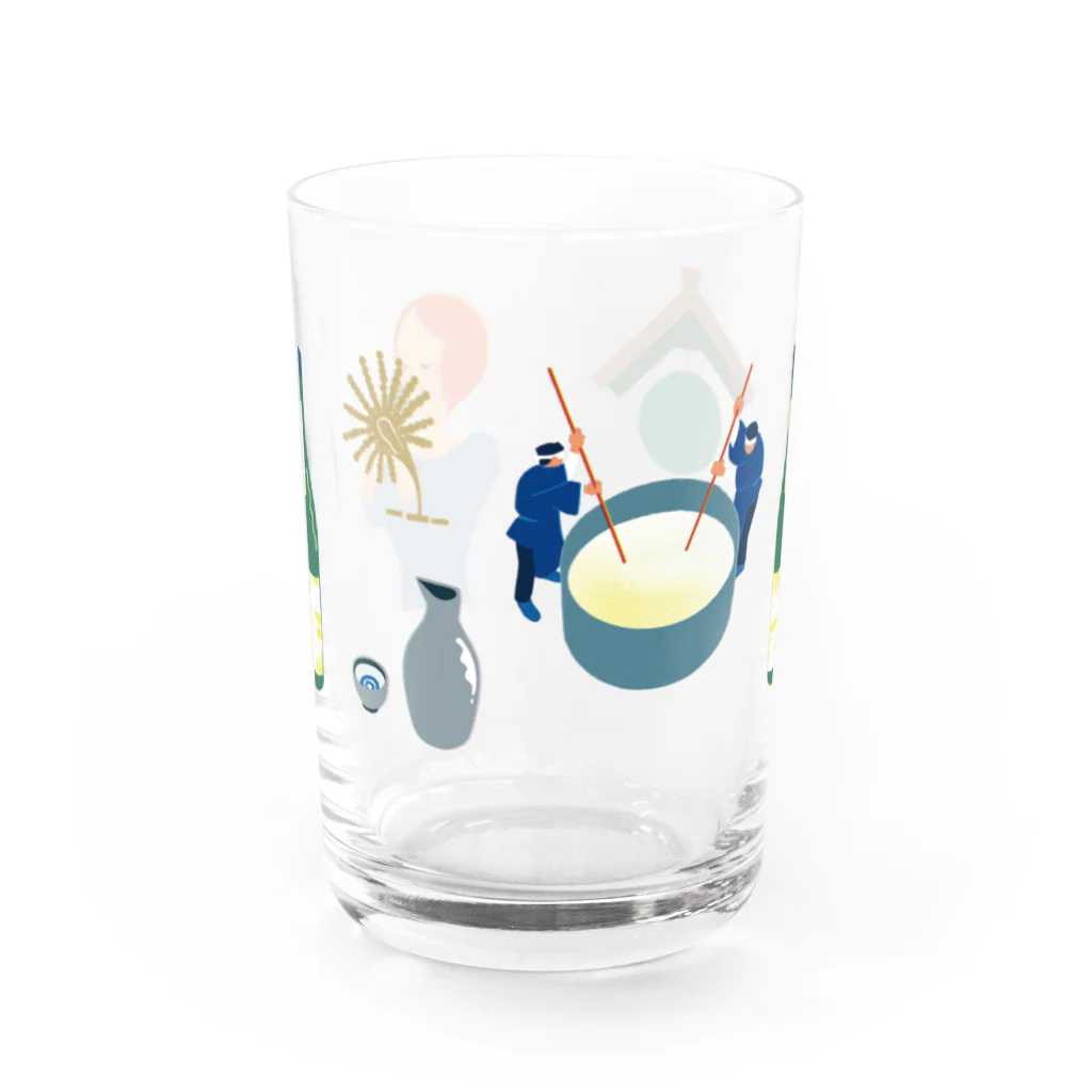 あかりプロジェクトのあかりちゃんグラス Water Glass :front