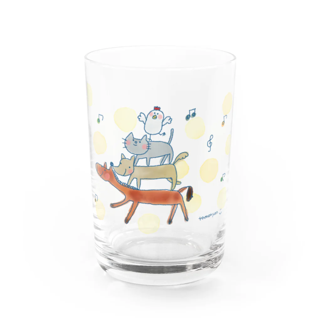 niconico smileのブレーメン🎵ブレーメン🎵 Water Glass :front