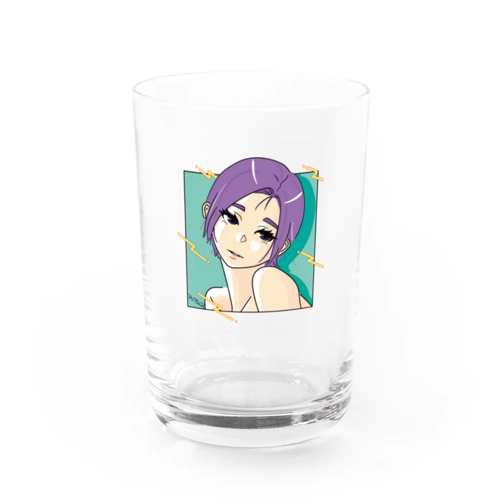 アロサウルスのはる３ Water Glass :front