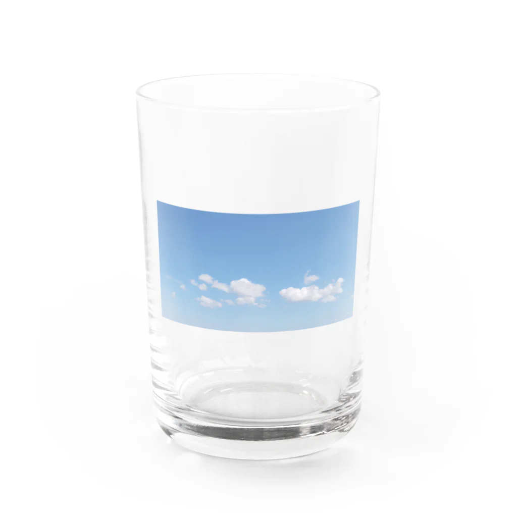 nikarasの春色の空 Water Glass :front