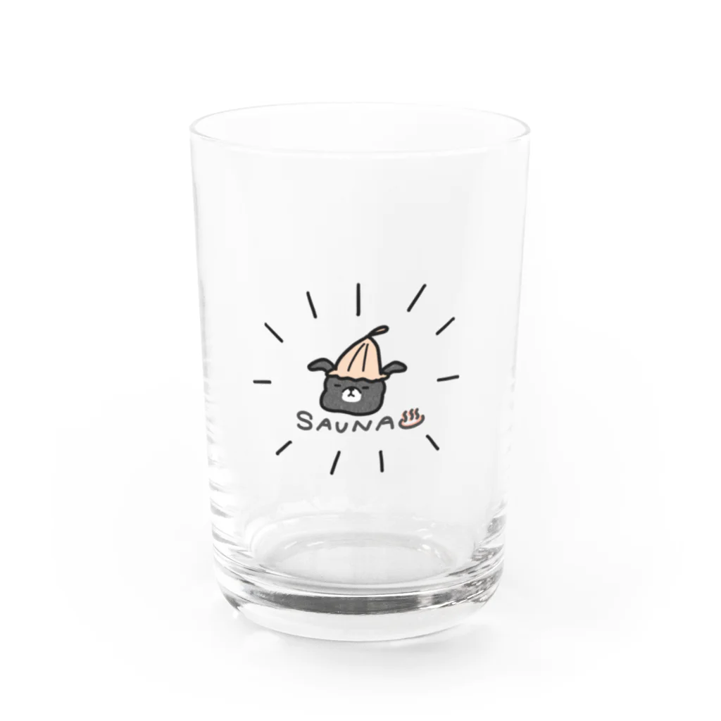 KiiのSAUNAぼんちゃん Water Glass :front