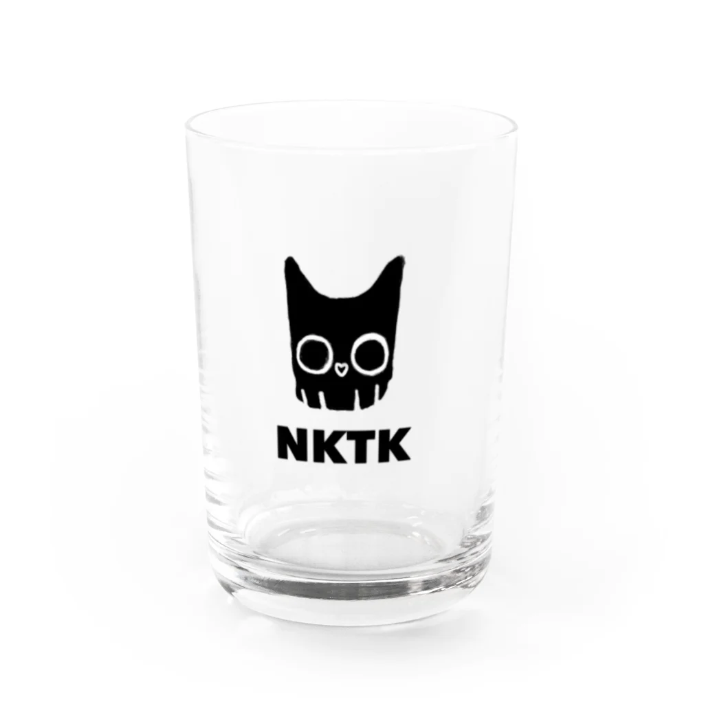 NKTK♡ＳＨＯＰの猫月（ドクロ） Water Glass :front