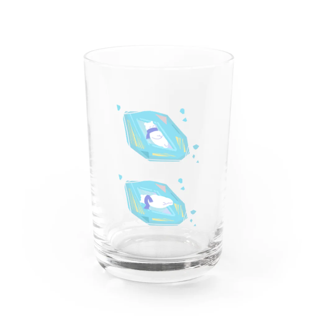 tokimekizaのねむねむシロクマ Water Glass :front