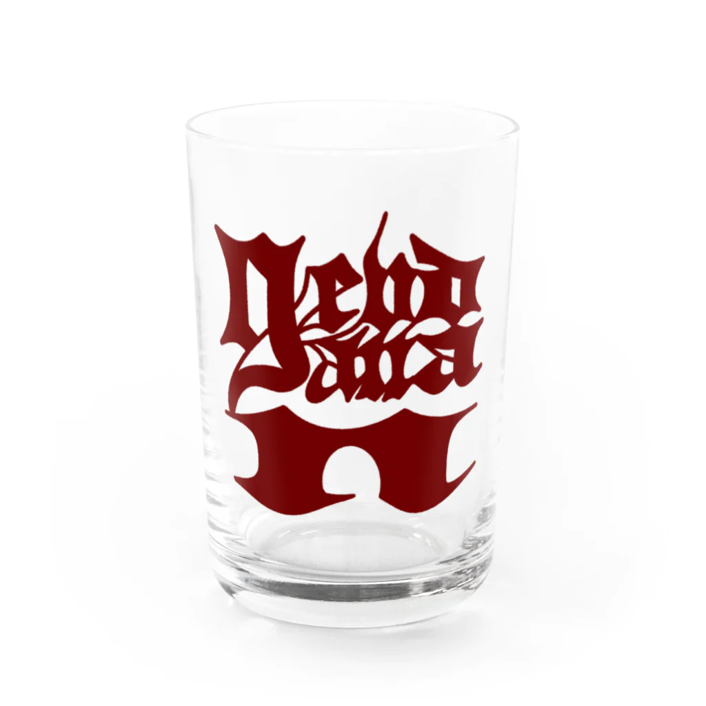 dodomountのジェヴォーダンの獣　オリジナルロゴグッズ Water Glass :front