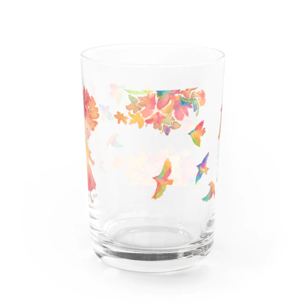 星ノ街バザールの春の目覚め Water Glass :front