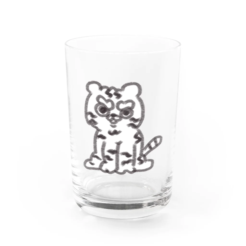 rainのとらくん。 Water Glass :front