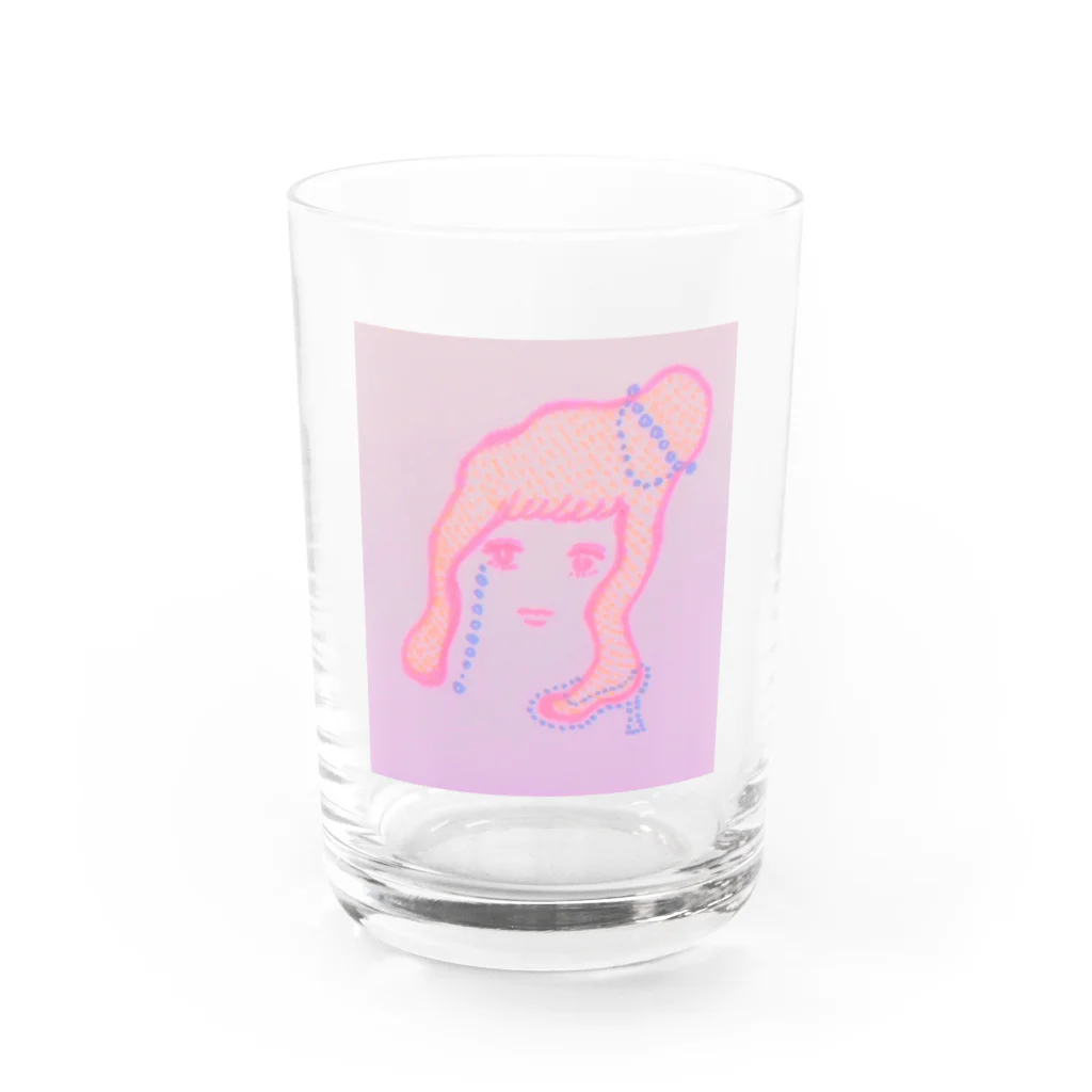 塩バターのシンデレラちゃん Water Glass :front