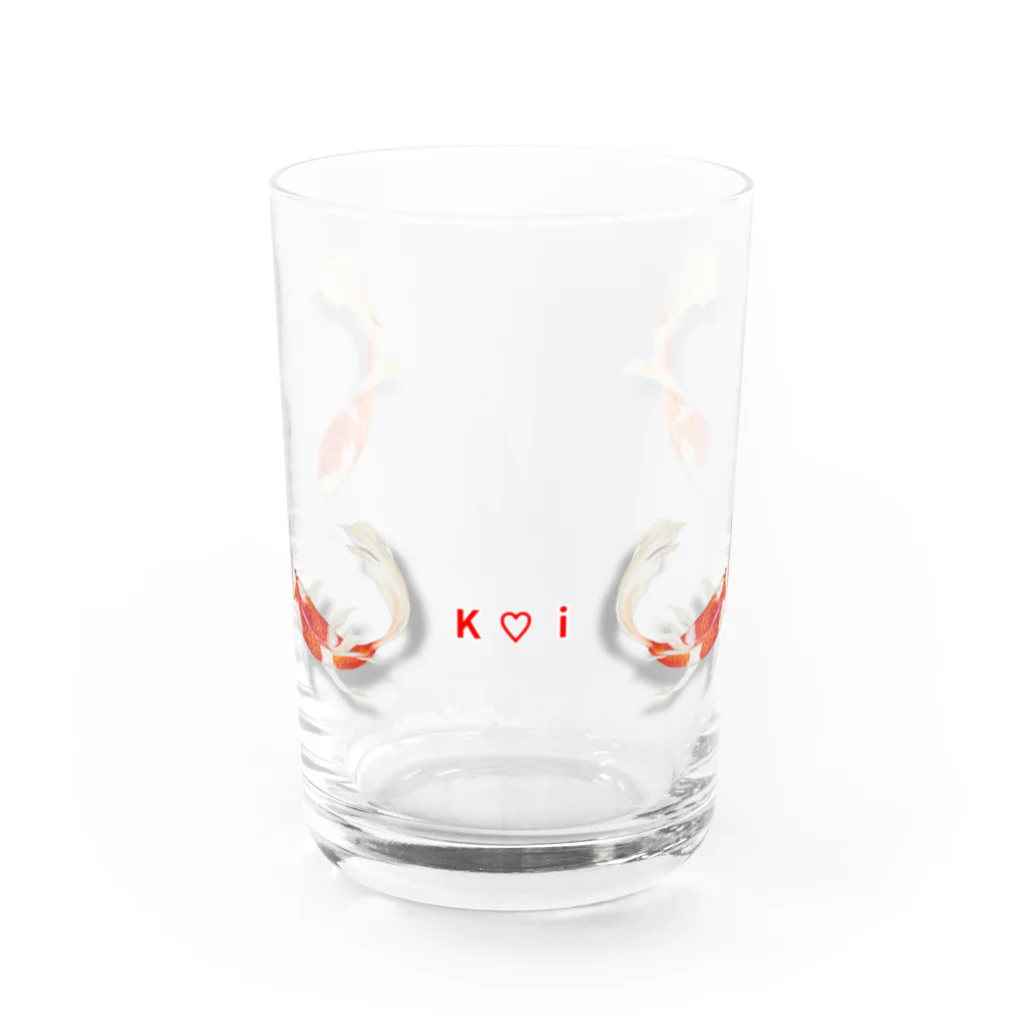 idumi-artの恋する鯉　version 2 Water Glass :front