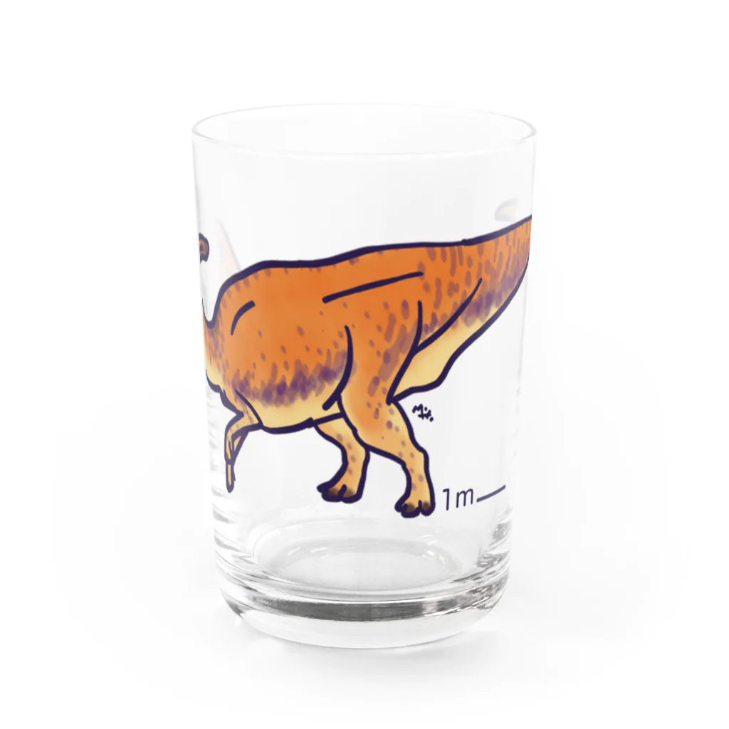 segasworksのパラサウロロフス・ワルケリ（白亜紀の牛たち より） Water Glass :front