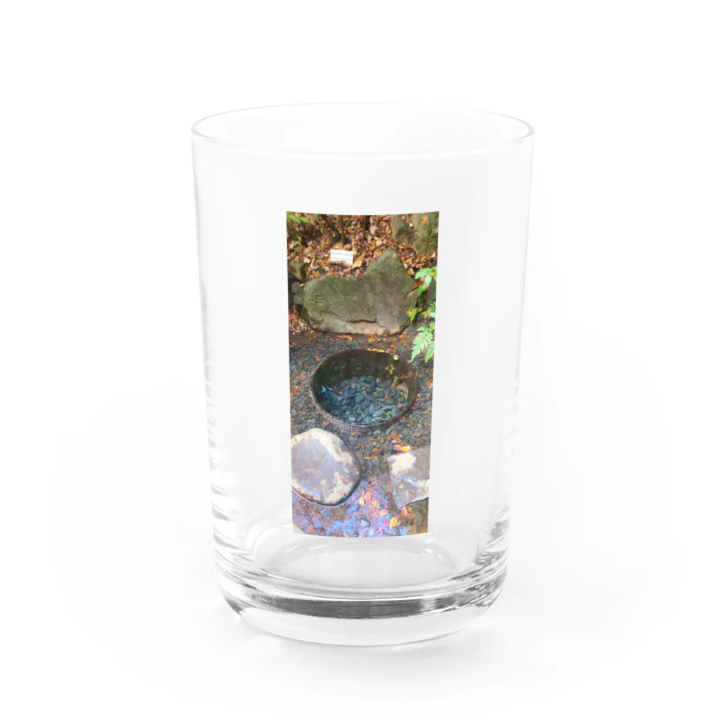 深夜のノリで作ったグッズの清正井戸 Water Glass :front