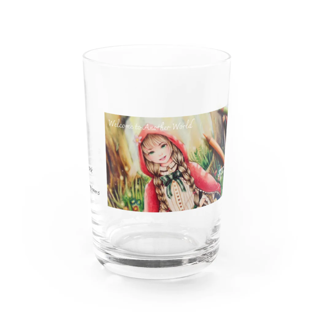 t.s.megの雑貨店のGood luck to all coloring lovers (B) Water Glass :front