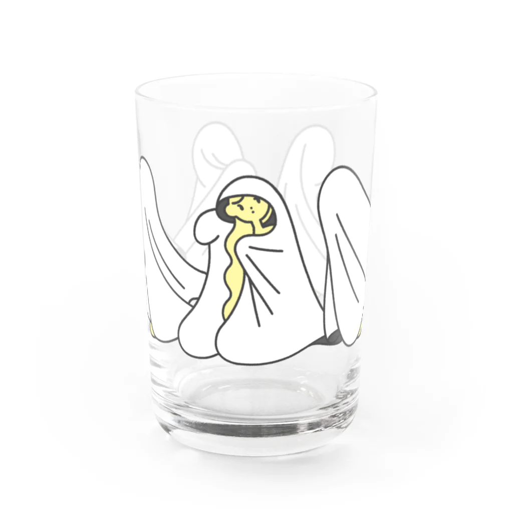 野花の𝙂𝙝𝙤𝙨𝙩𝙨 Water Glass :front