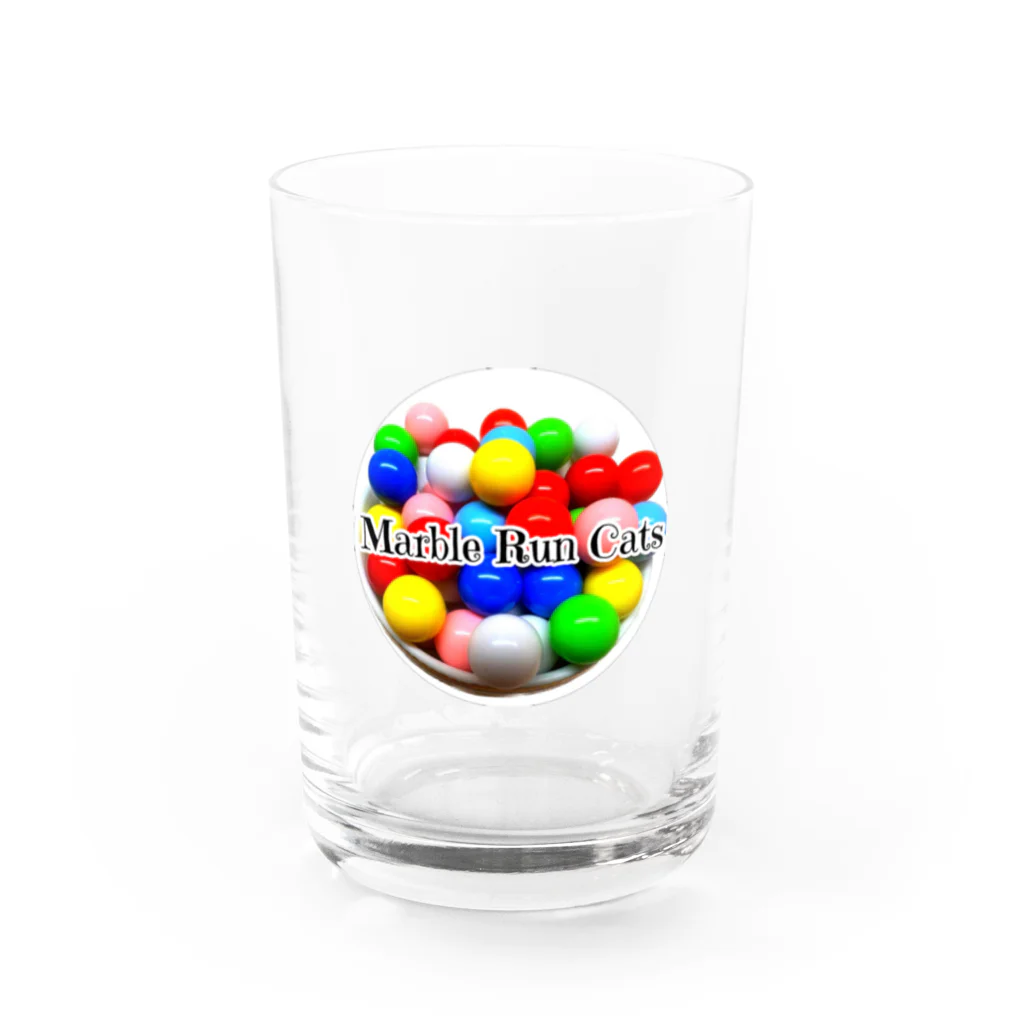 Marble Run CatsのMarble Run Cats Water Glass :front