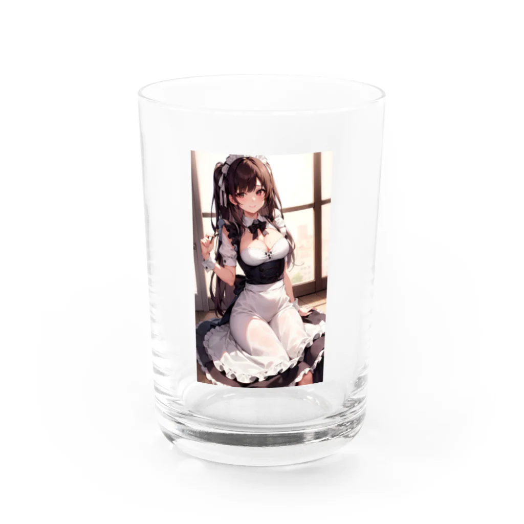 天乃鯱のメイドのお姉さんの二次元イラスト Water Glass :front