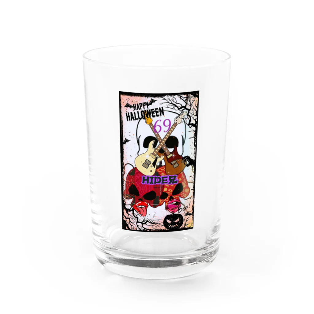 👀ぴか🕯推奨部屋 ROCK🎸 恩縁結び🪢部屋のROCK☆HIDE兄☆６９☆グッズ仲間だゼー Water Glass :front