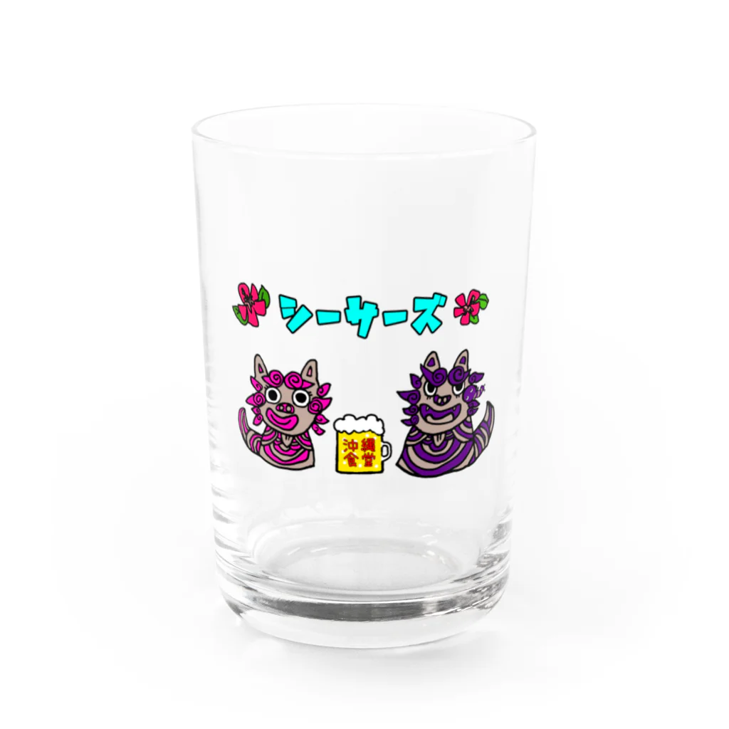 MQNのシーサーズ シリーズ  Water Glass :front