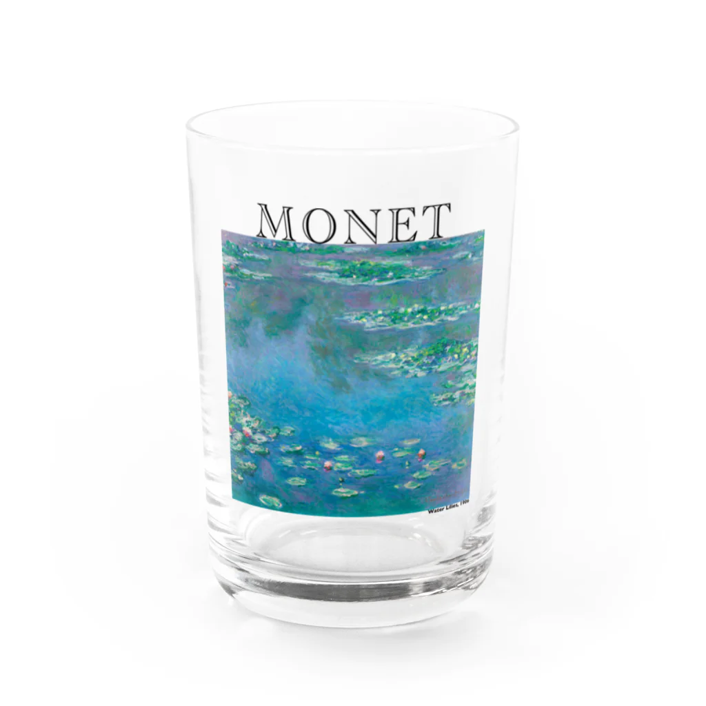 MUGEN ARTのモネ　睡蓮　Claude Monet / Water Lilies Water Glass :front