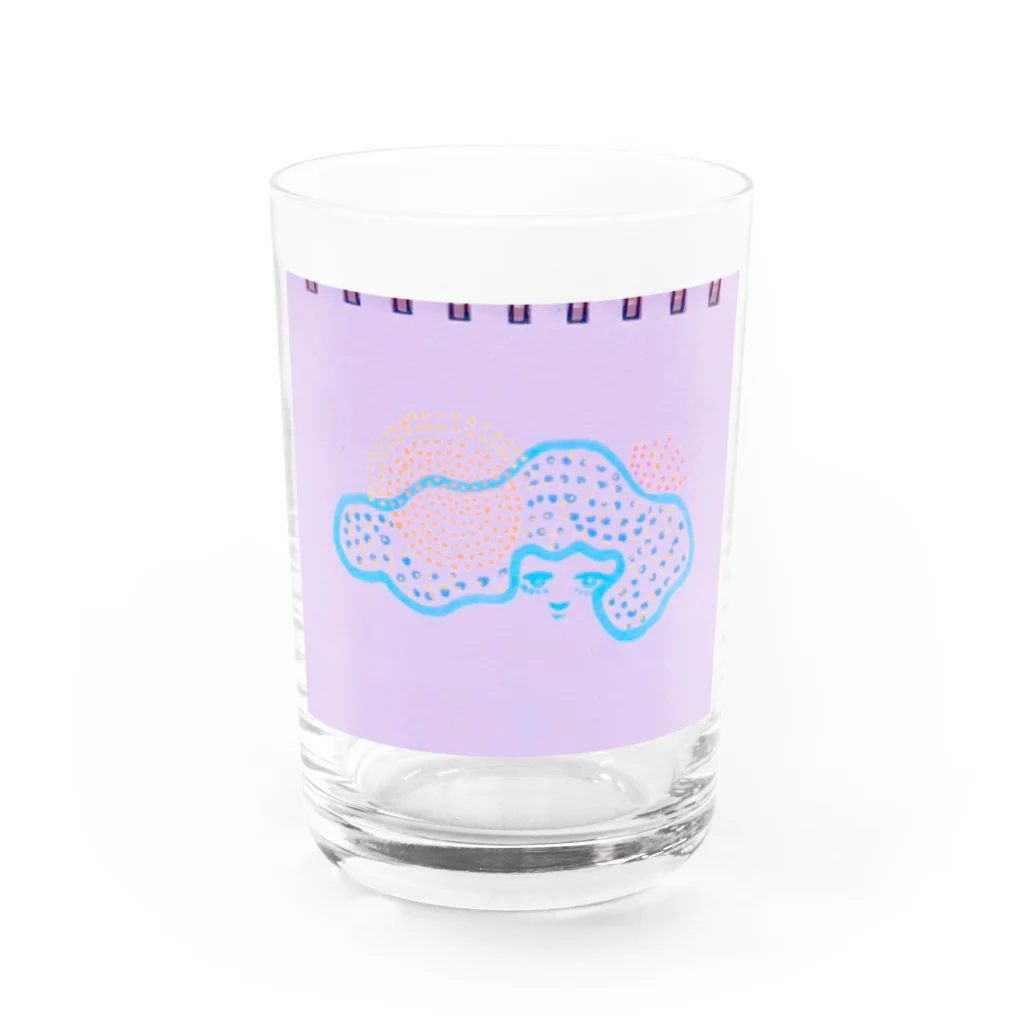 塩バターのおはヨーグルトさん Water Glass :front