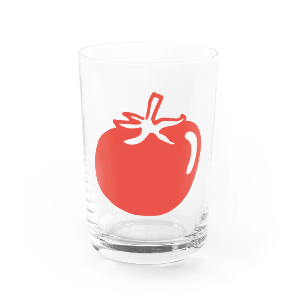 まるかじり農園のtomato Water Glass :front