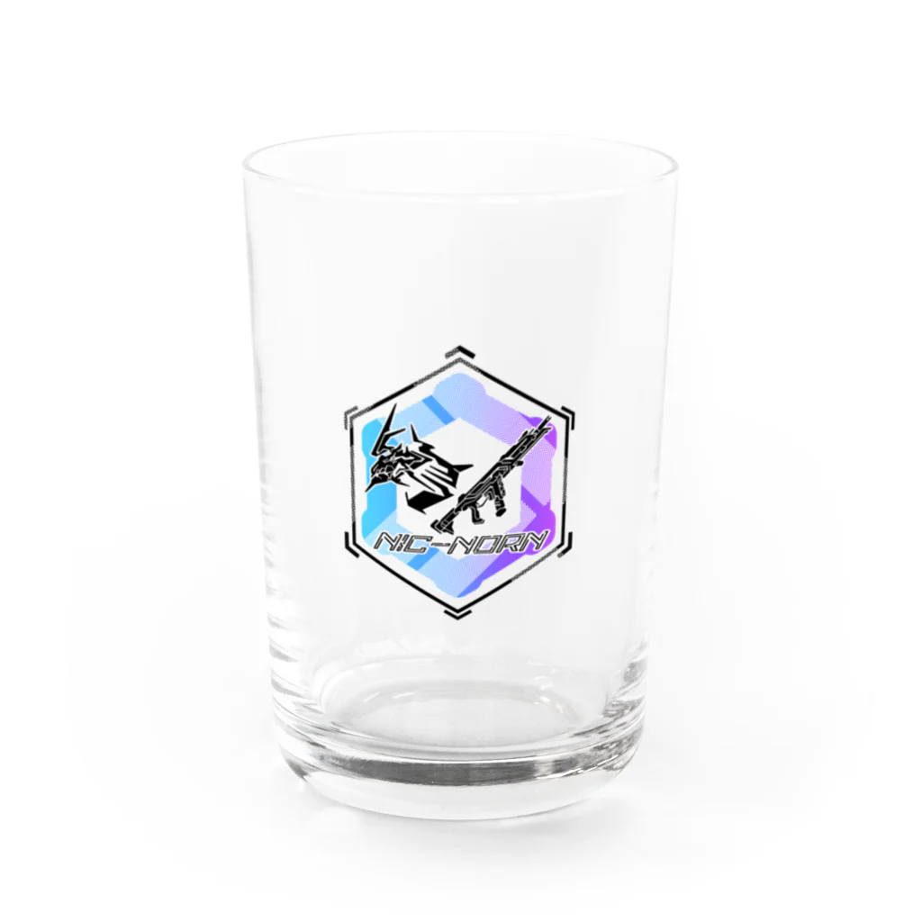 ノルン💤フルキットモデレーターのノルンの意味不ちゃんねる公式グッズ Water Glass :front