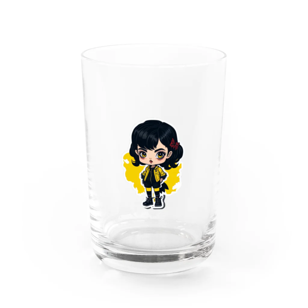 ななしのCutegirl Water Glass :front