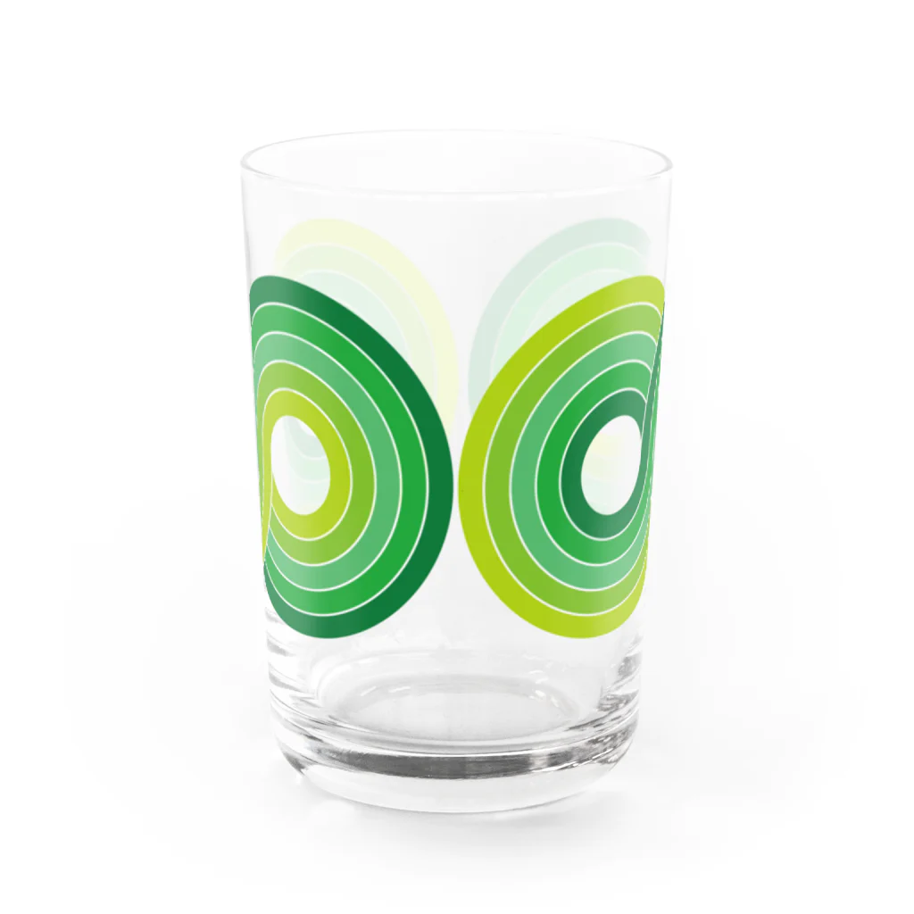 garamono_labのレトログラス_GREEN Water Glass :front