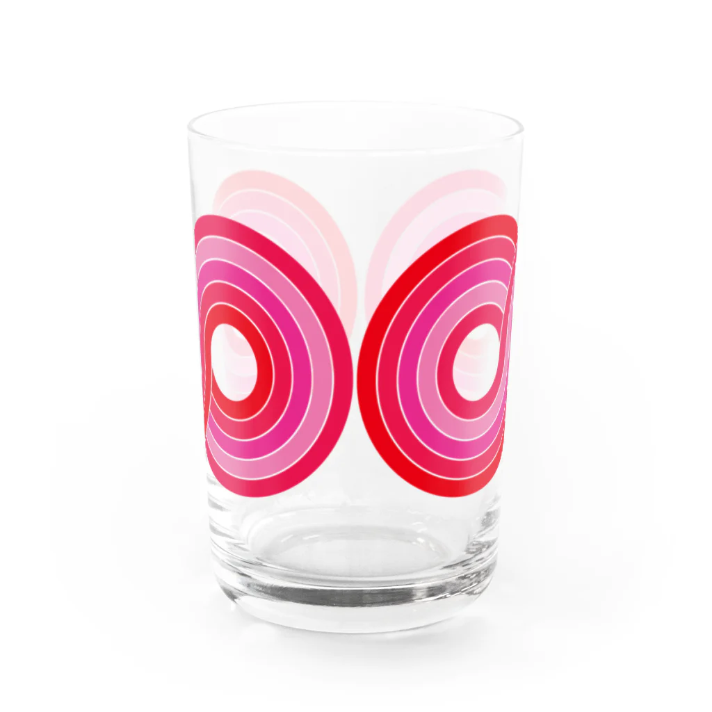 garamono_labのレトログラス_PINK Water Glass :front