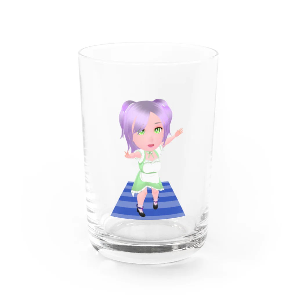 トムにゃんこの【プチドール】ゆりかちゃん Water Glass :front