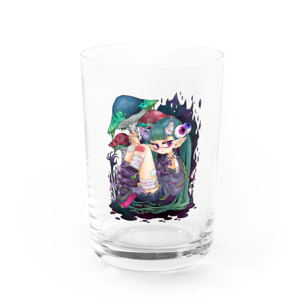 ティダのドクドクちゃん Water Glass :front