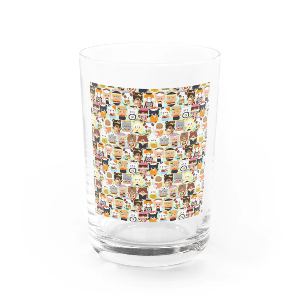 Katsukin Takamura | フェルトミニチュアアートドールの寿司の友達 Water Glass :front