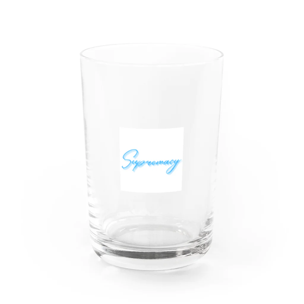 SupremacyのSupremacyオリジナル　ロゴ入りグッズ Water Glass :front